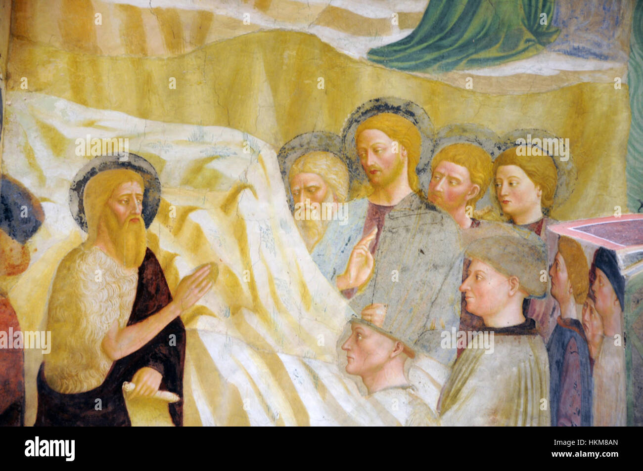 This artwork portrays the Baptistry in Castiglione Olona, a small town ...