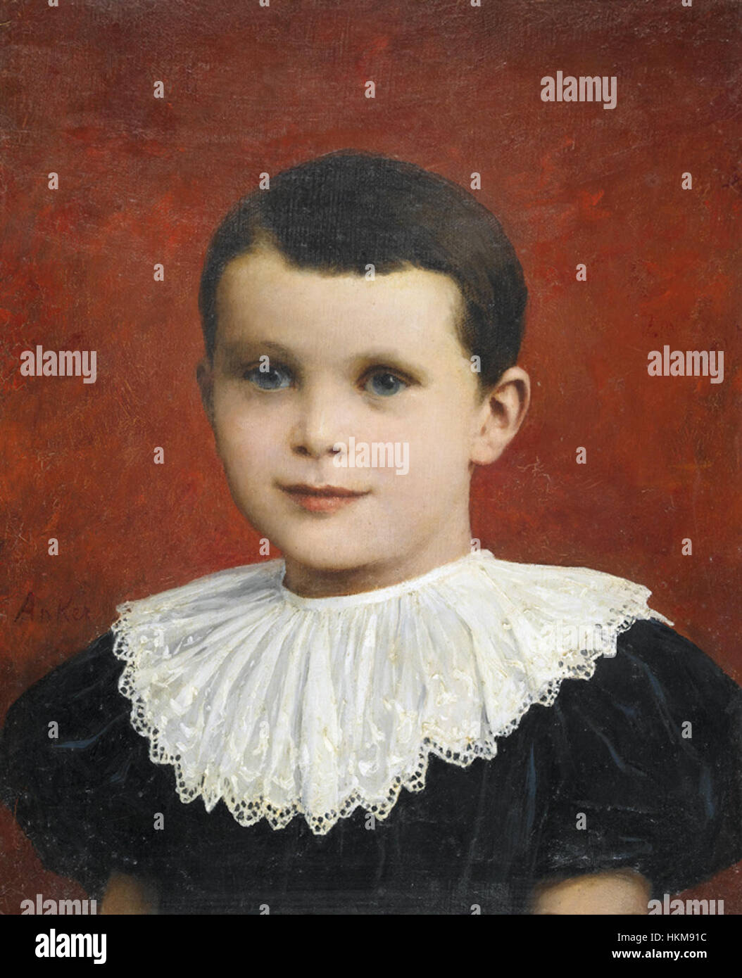 Albert Anker s Bildnis Des Jungen De Bros Is A Portrait Of A Young 