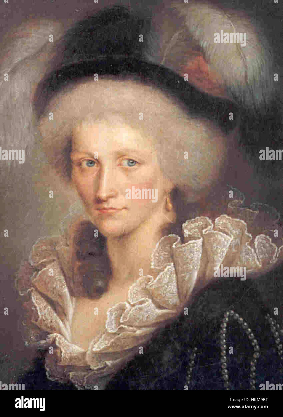 Augusta di ReussEbersdorf, duchessa di SassoniaCoburgoSaalfeld Stock