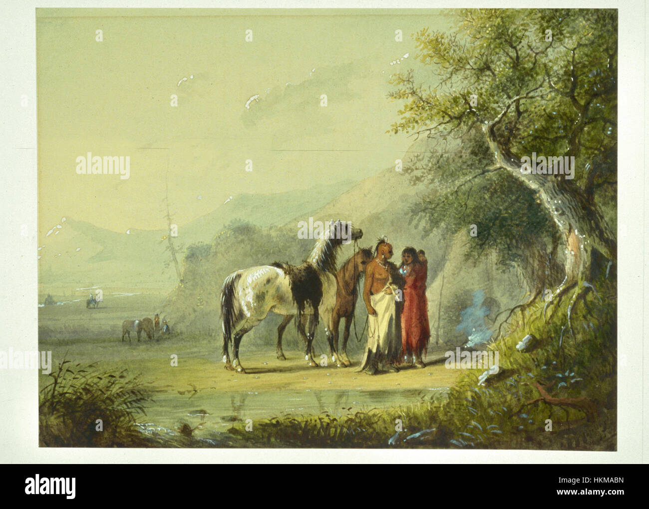 Sioux camp hi-res stock photography and images - Alamy