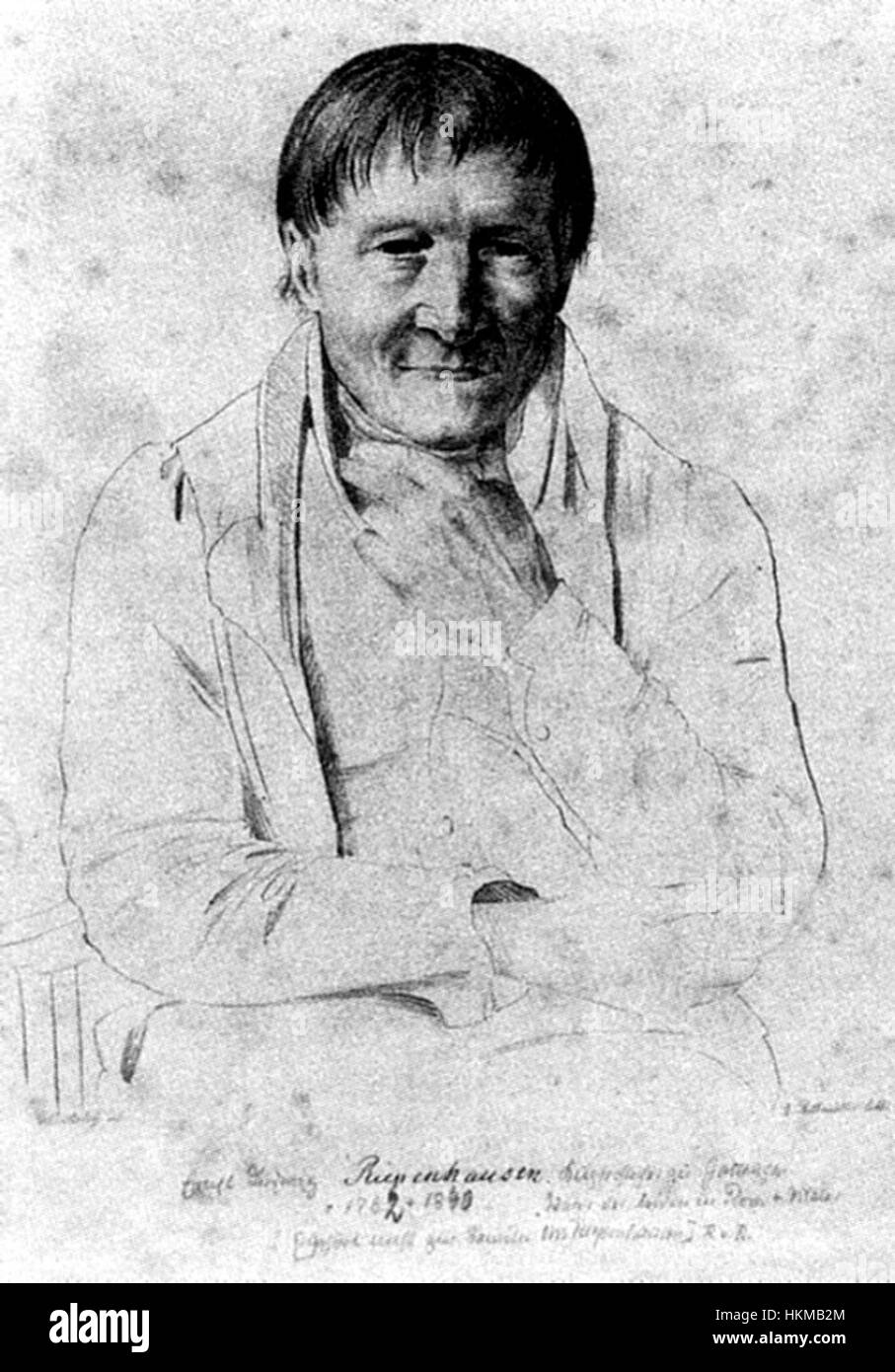 Ernst Ludwig Riepenhausen Portrait Stock Photo