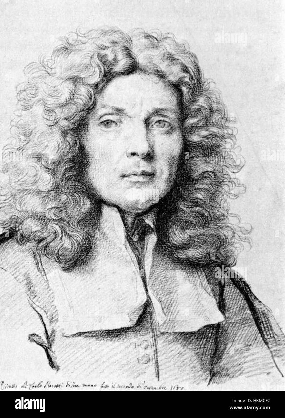 Carlo Maratta Selfportrait WGA14049 Stock Photo Alamy