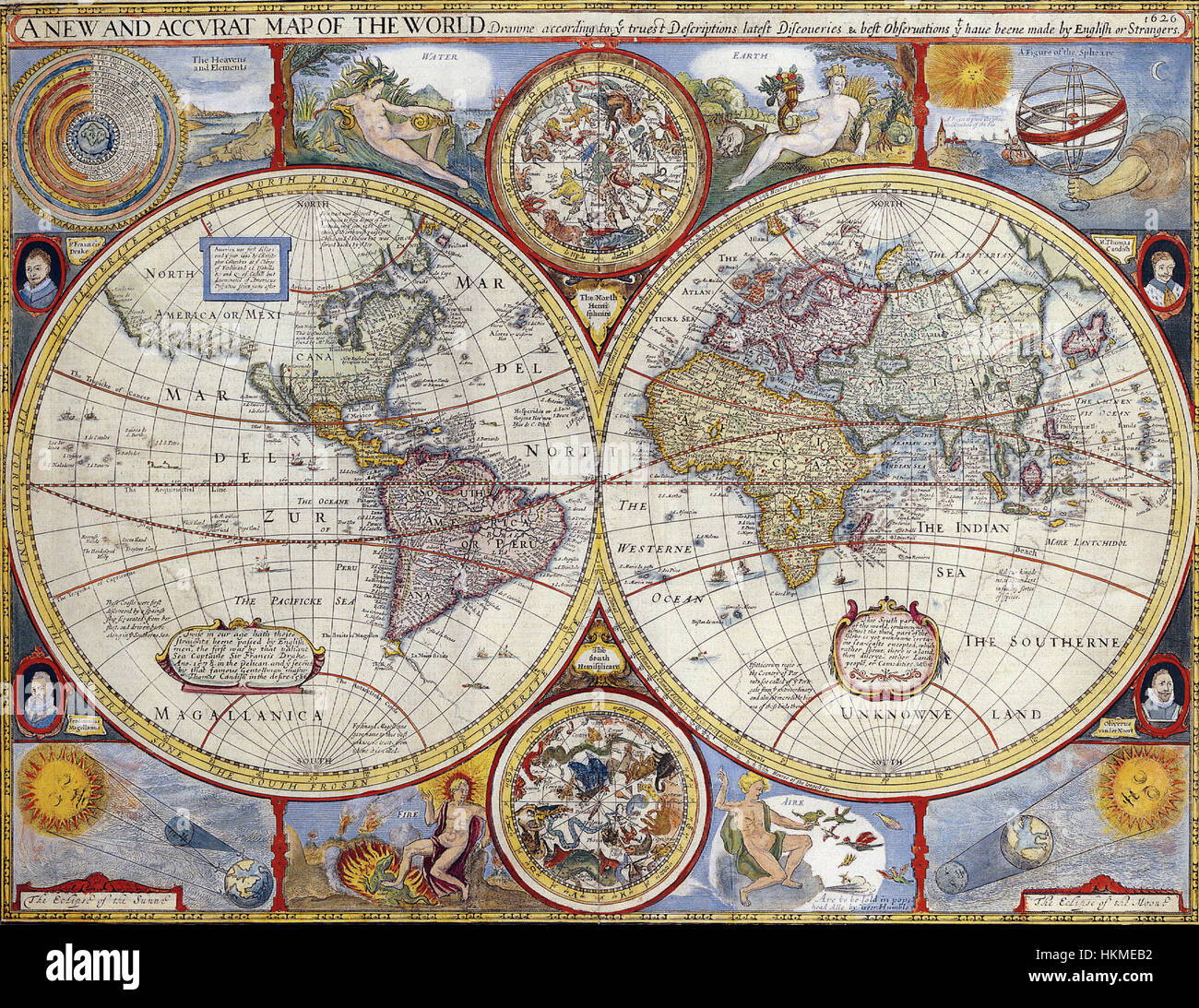 18th century map world hi-res stock photography and images - Alamy