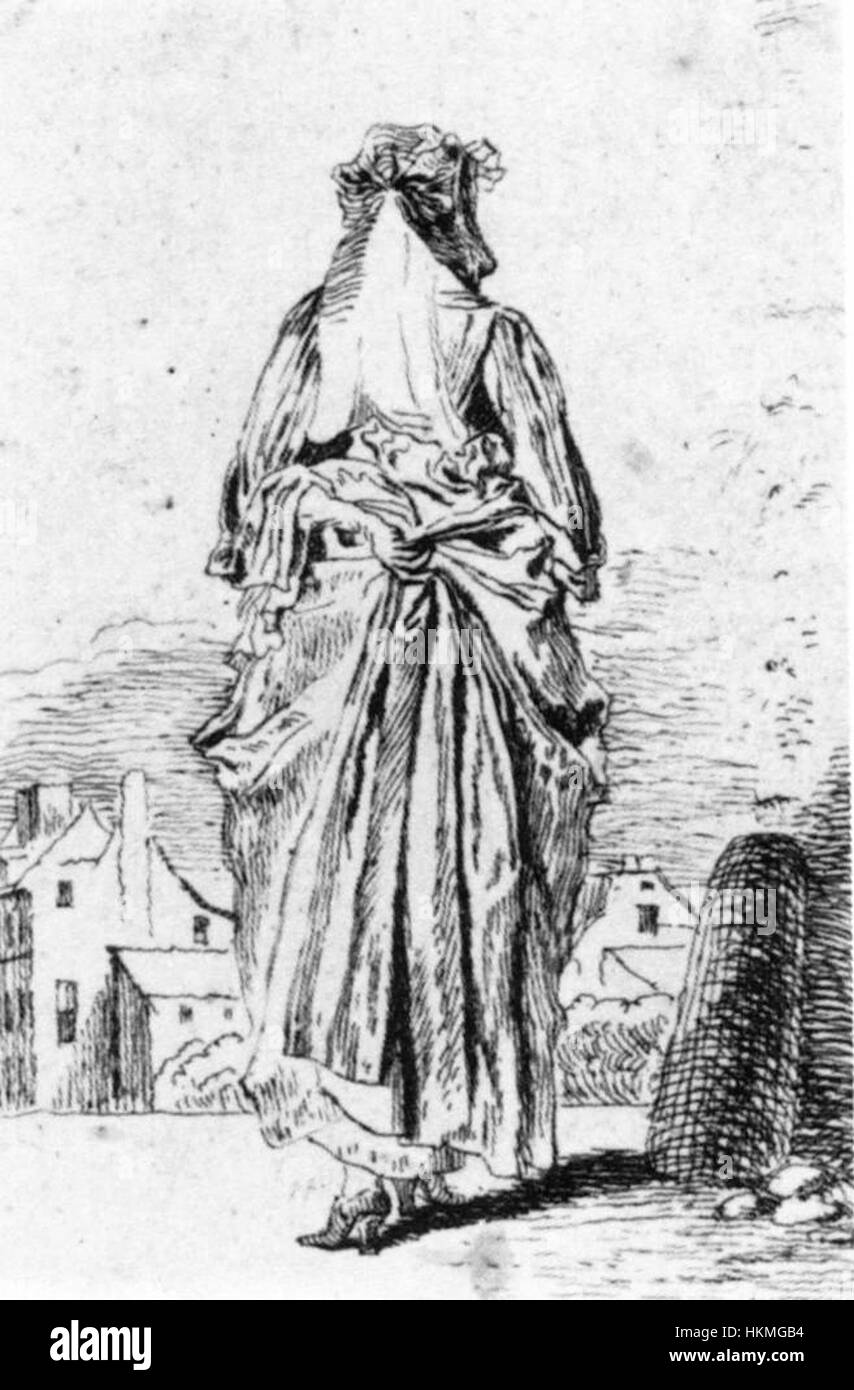 Watteau woman portrait Black and White Stock Photos & Images - Alamy