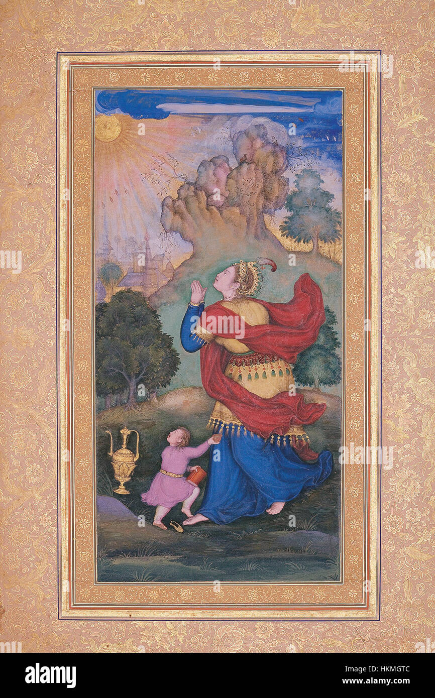 Mughal miniature painting islamic art hi-res stock photography and ...