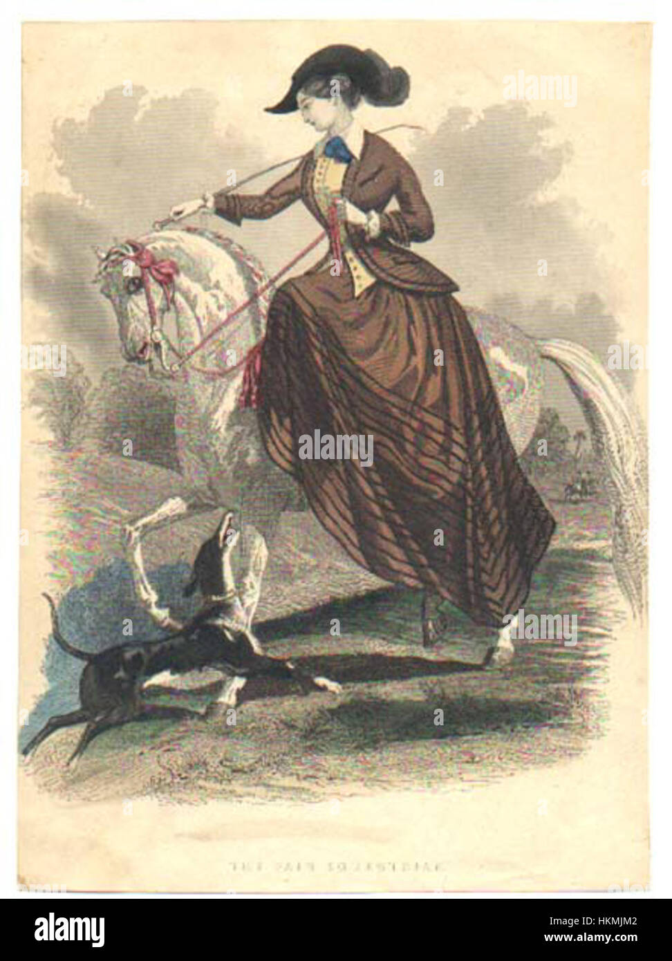 Riding habit 19th century hi-res stock photography and images - Alamy