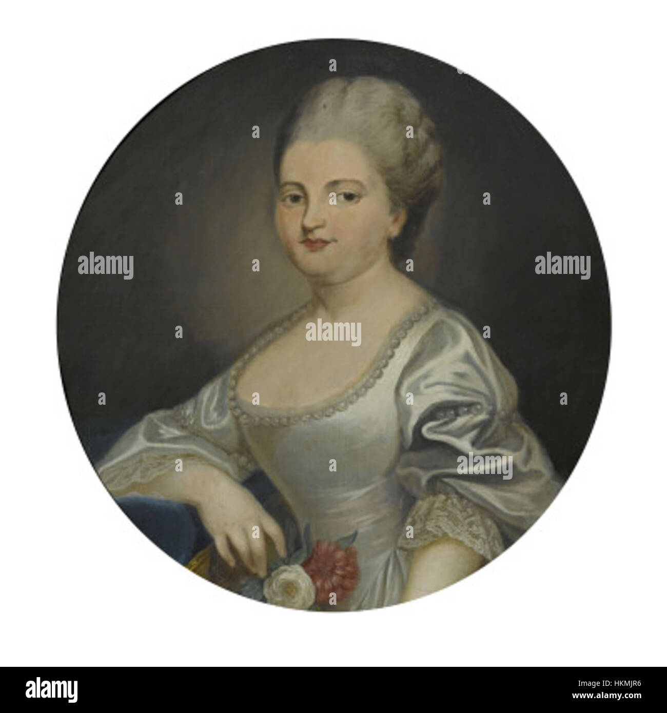 Portrait of Marie Clotilde of France by Joseph Ducreux Stock Photo Alamy