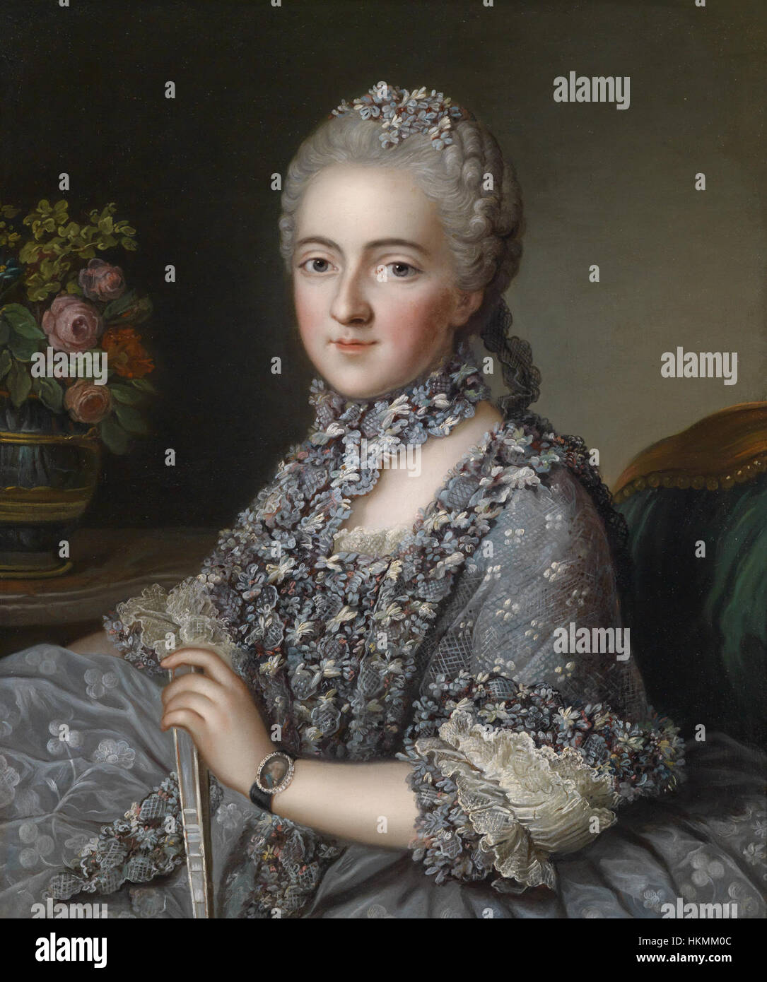 Guillaume Voiriot Bildnis einer Dame Stock Photo Alamy