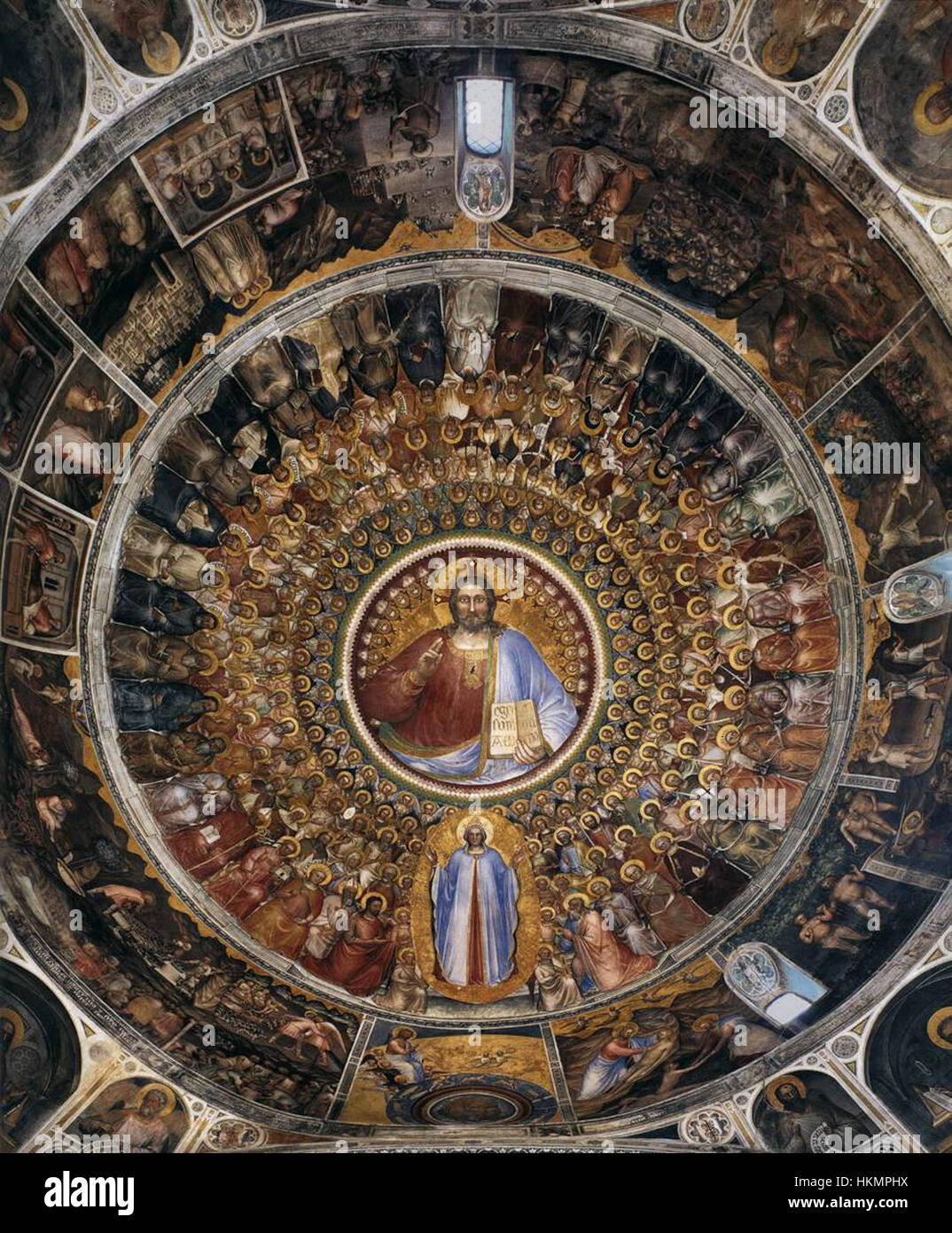 This artwork depicts the Battistero in Padova, showcasing the iconic ...