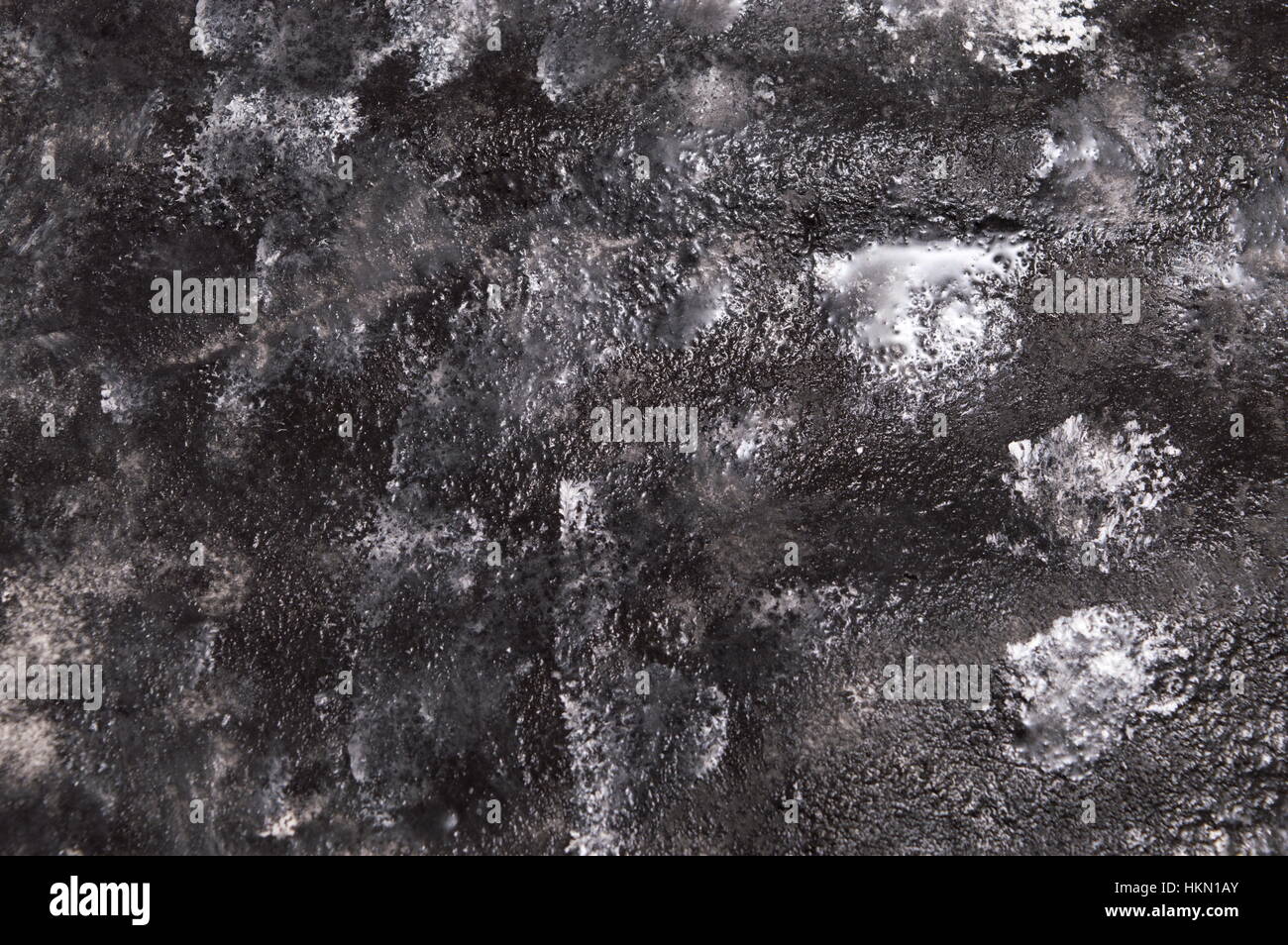 Photo of black and white watercolor texture with brush strokes Stock Photo