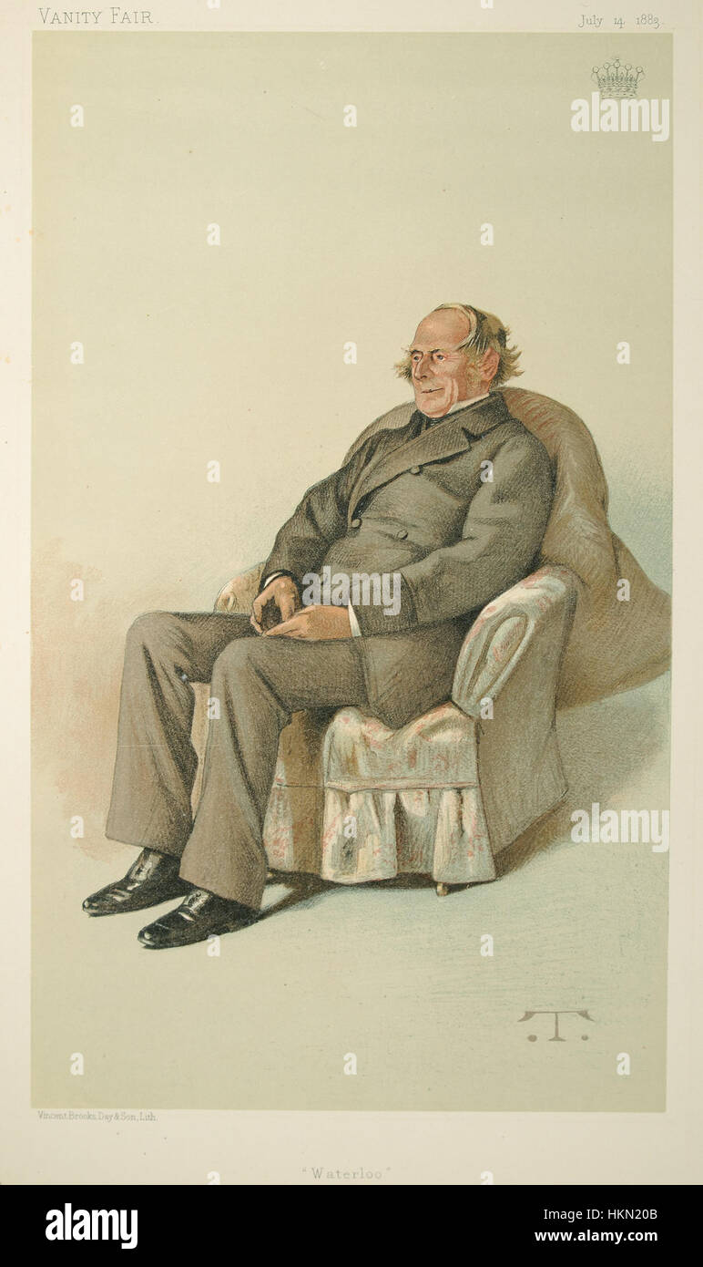George Keppel, Vanity Fair, 1883-07-14 Stock Photo