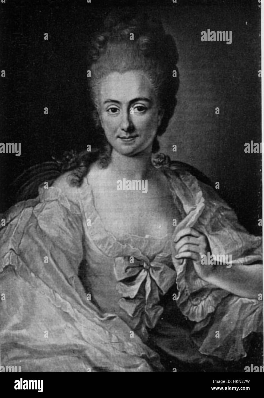 Maria Antonia Pessina von Branconi by A.R. de Gasc (1770, Braunschweig) 2 Stock Photo