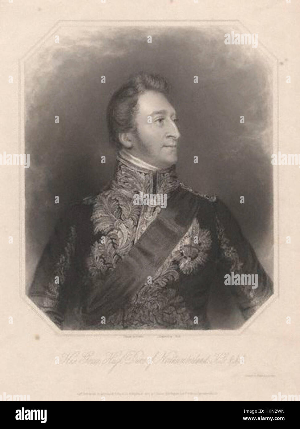 A formal portrait of the 3rd Duke of Northumberland, showcasing the ...