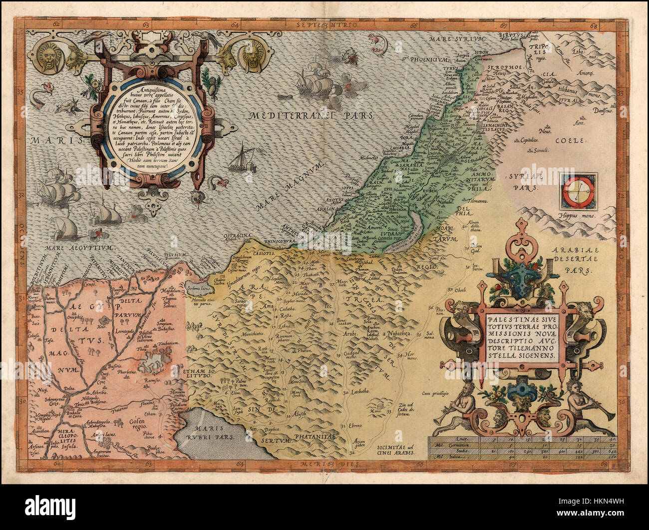 Ortelius 1572 map hi-res stock photography and images - Alamy