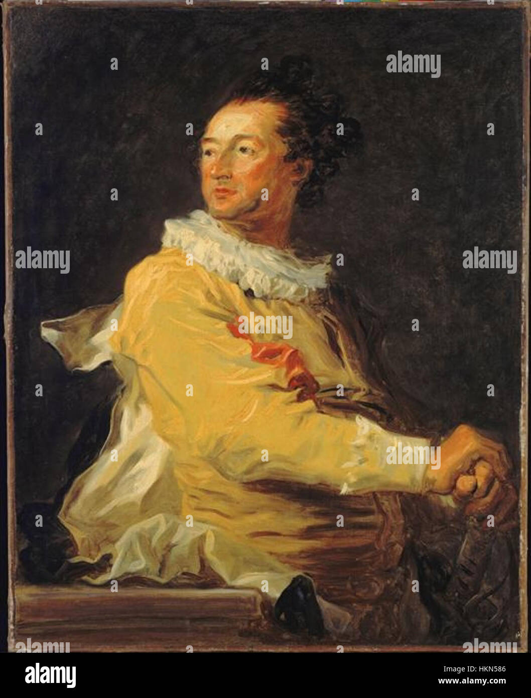 Anne-François d'Harcourt's portrait paintings often depicted the nobility and elite of 18th-century France. His works were characterized by detailed representations of aristocratic life during the period, reflecting the opulence of French court society. Stock Photo