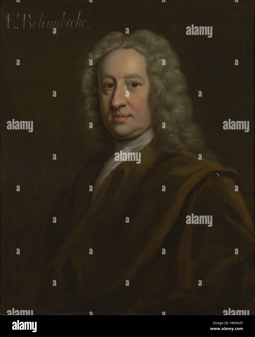 Henry St John, 1st Viscount Bolingbroke (1678-1751) Stock Photo
