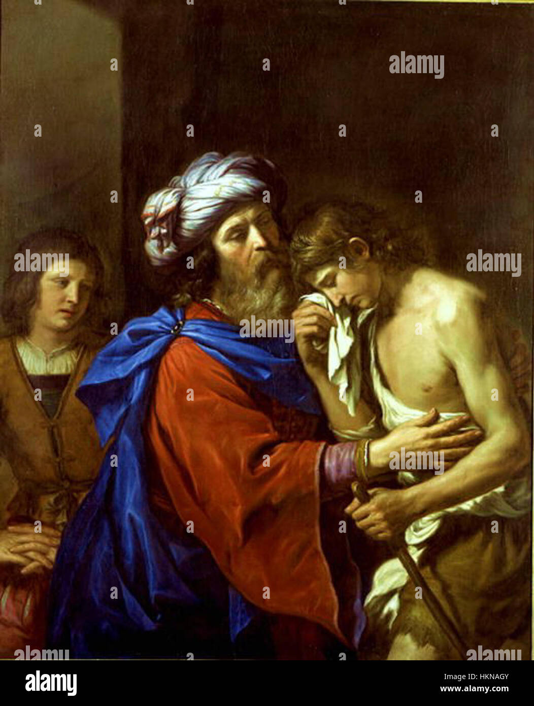 Guercino Return of the prodigal son Stock Photo