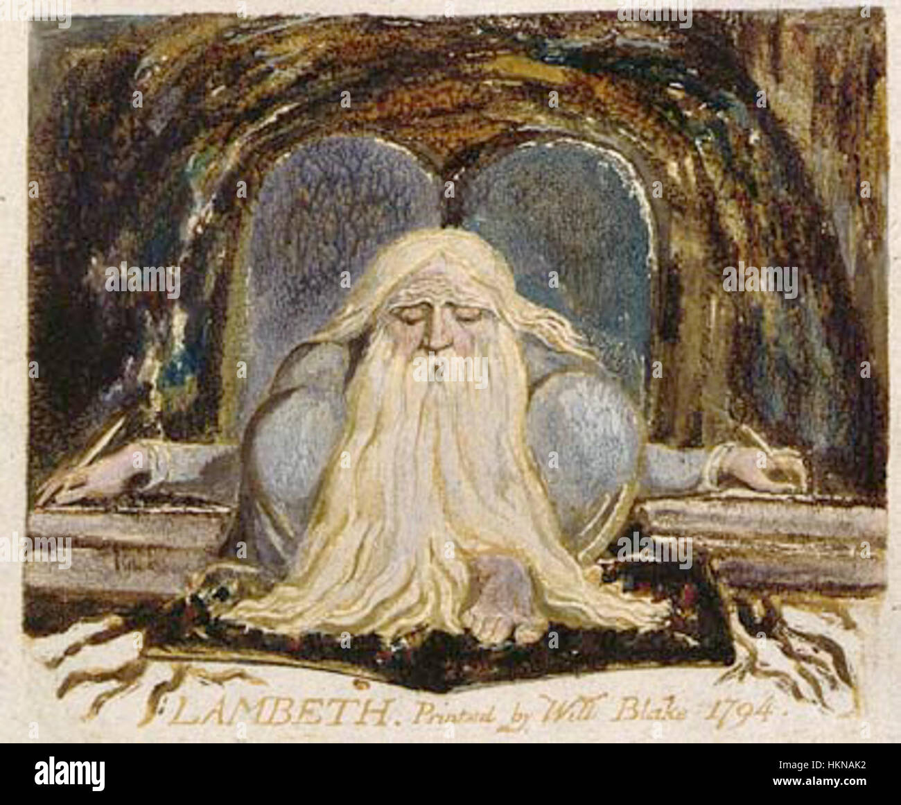 William blake the first book of urizen hi-res stock photography