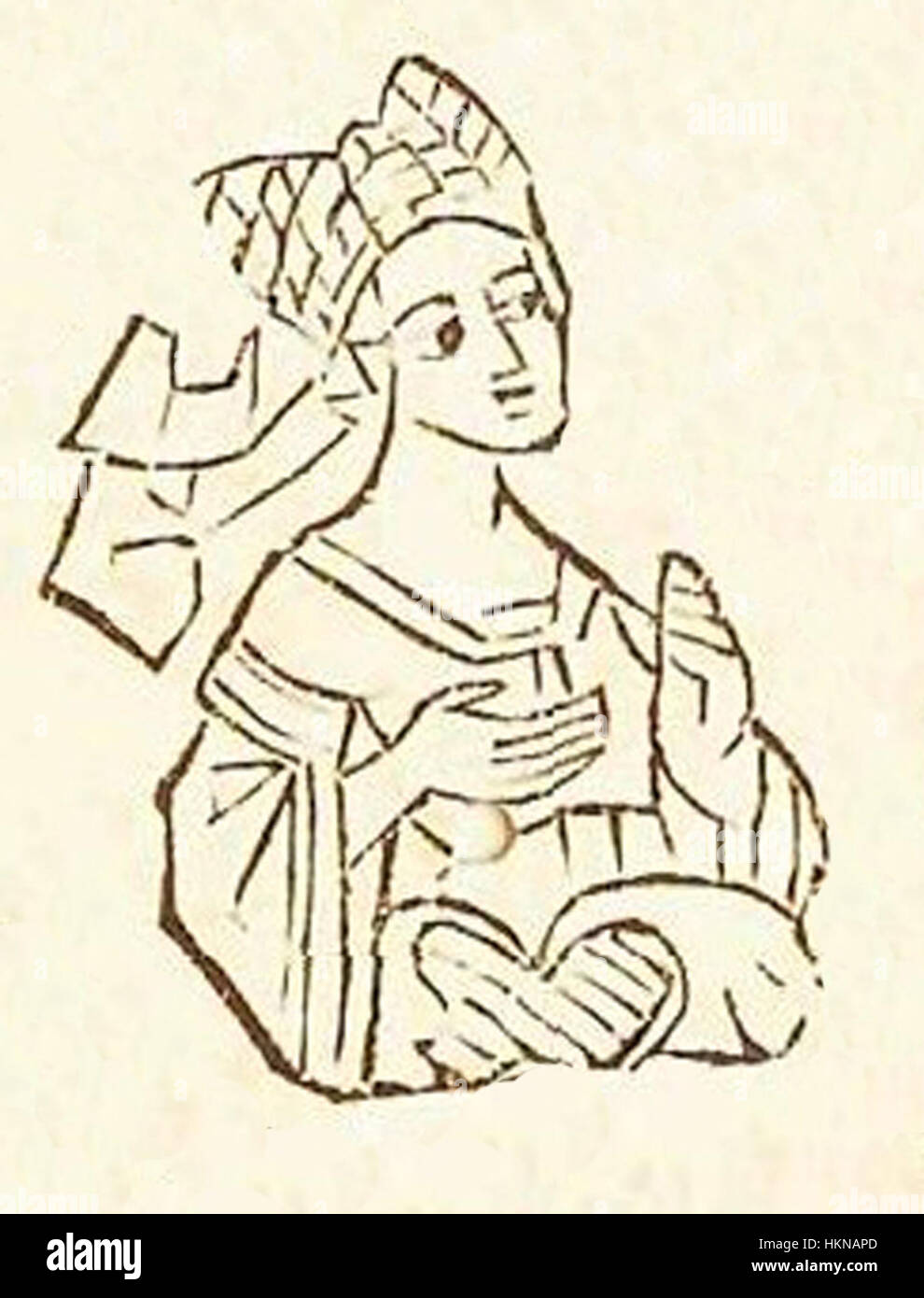 Alzbeta(1293-1352) Stock Photo