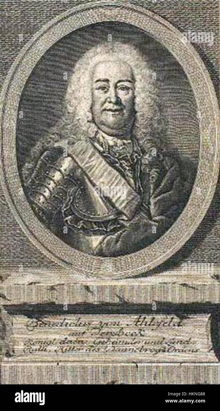 Benedikt von Ahlefeldt (16791757) 01 Stock Photo Alamy