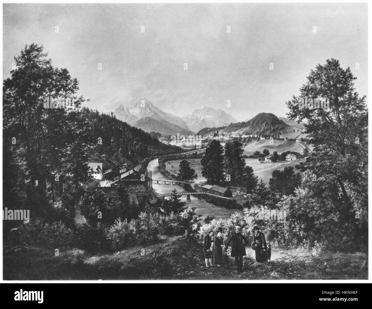 At berchtesgaden Black and White Stock Photos & Images Alamy