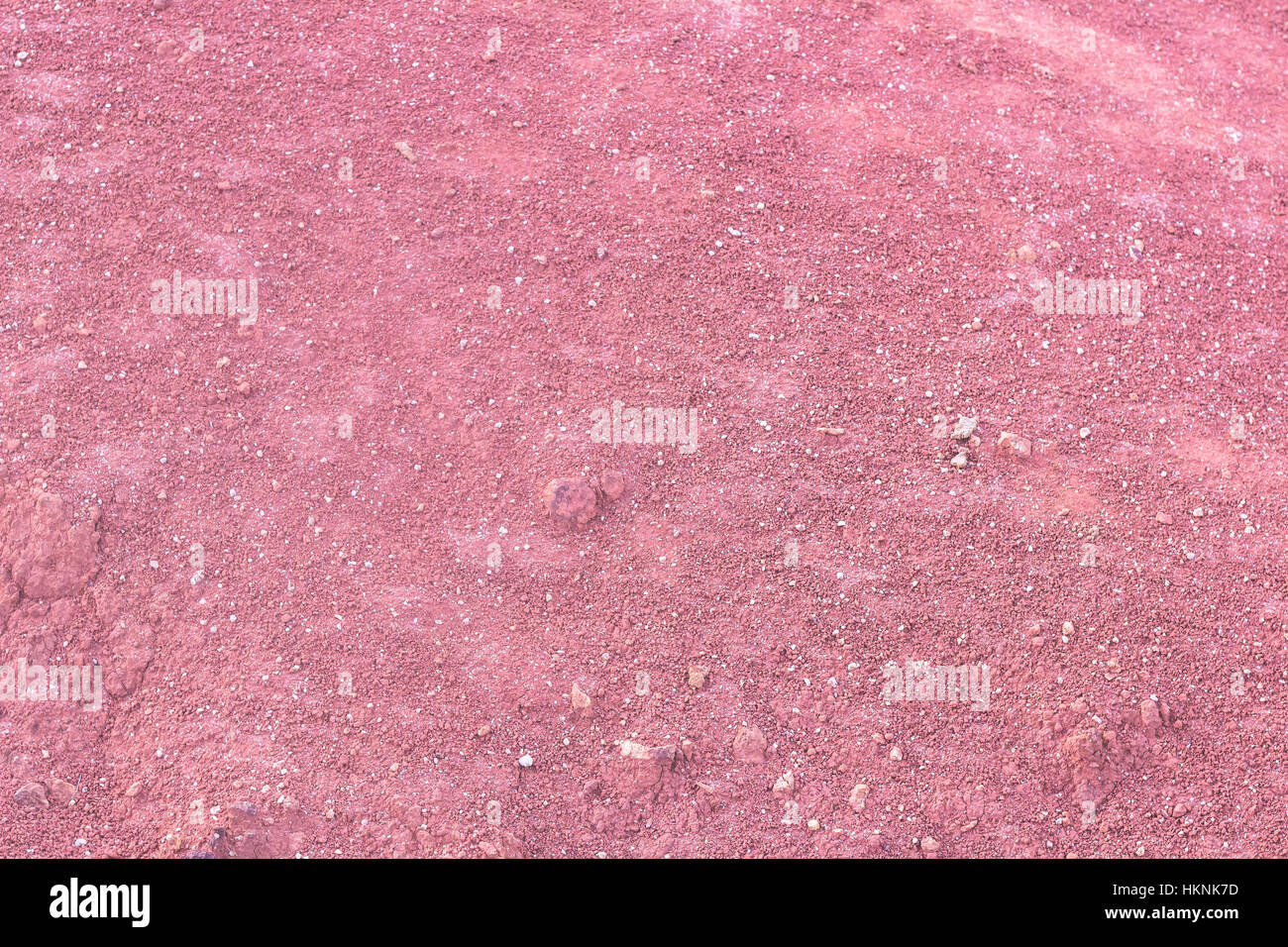 Ilhabela, Brasil, Red tropical soil Stock Photo