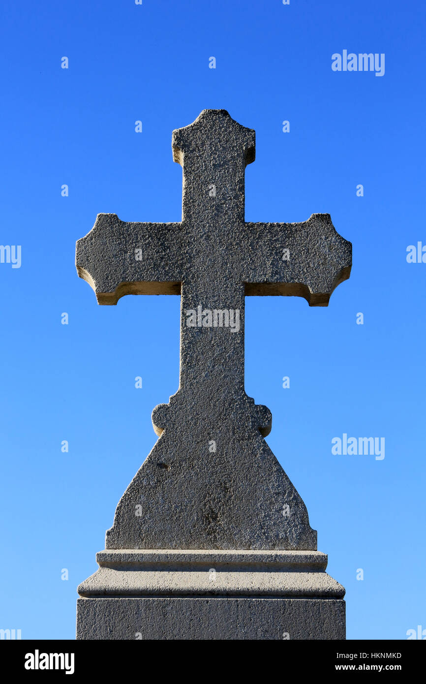Stone cross Stock Photo Alamy