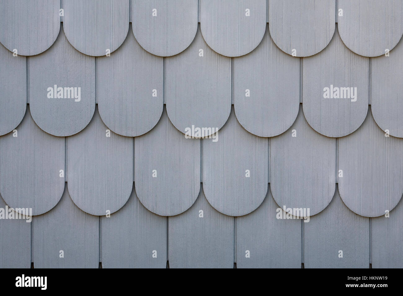 Wooden shingles pattern. Stock Photo