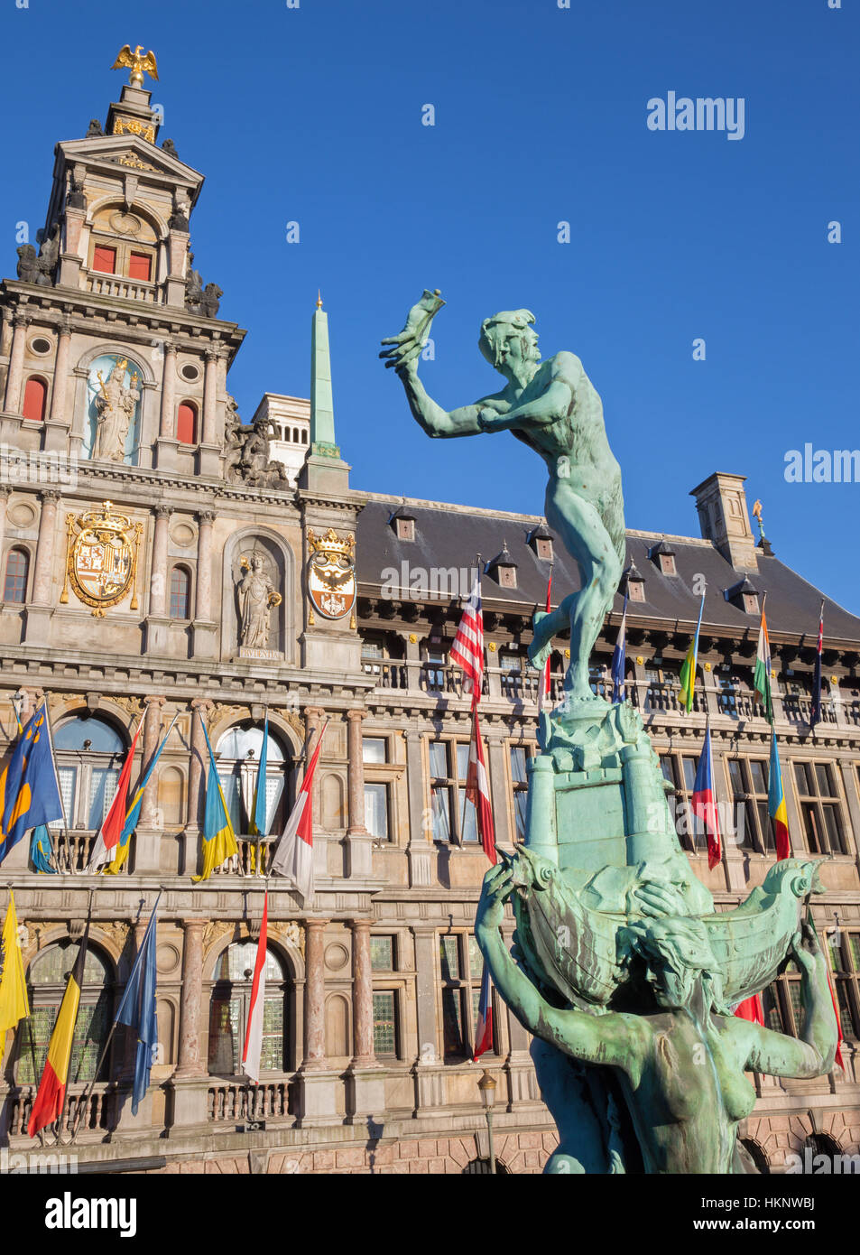 Brabo monument hi-res stock photography and images - Alamy