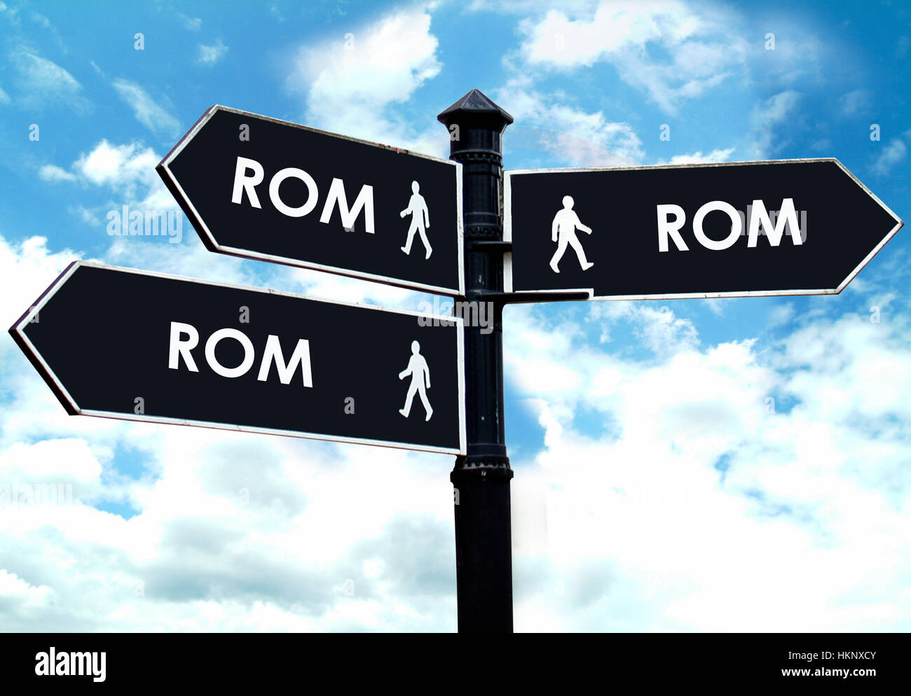 All roads lead to rome hi-res stock photography and images - Alamy