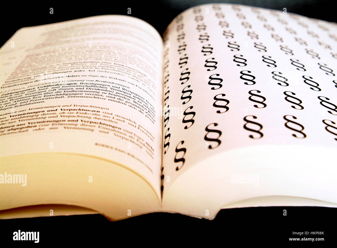 Symbol for statute book Stock Photo Alamy