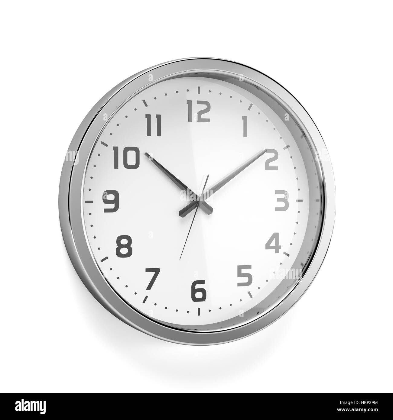 Office clock isolated hires stock photography and images Alamy