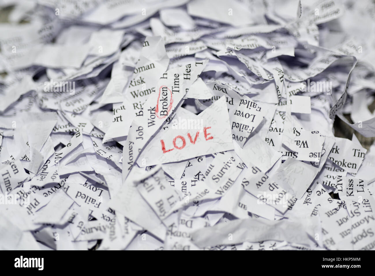 Torn paper pieces falling hi-res stock photography and images - Alamy