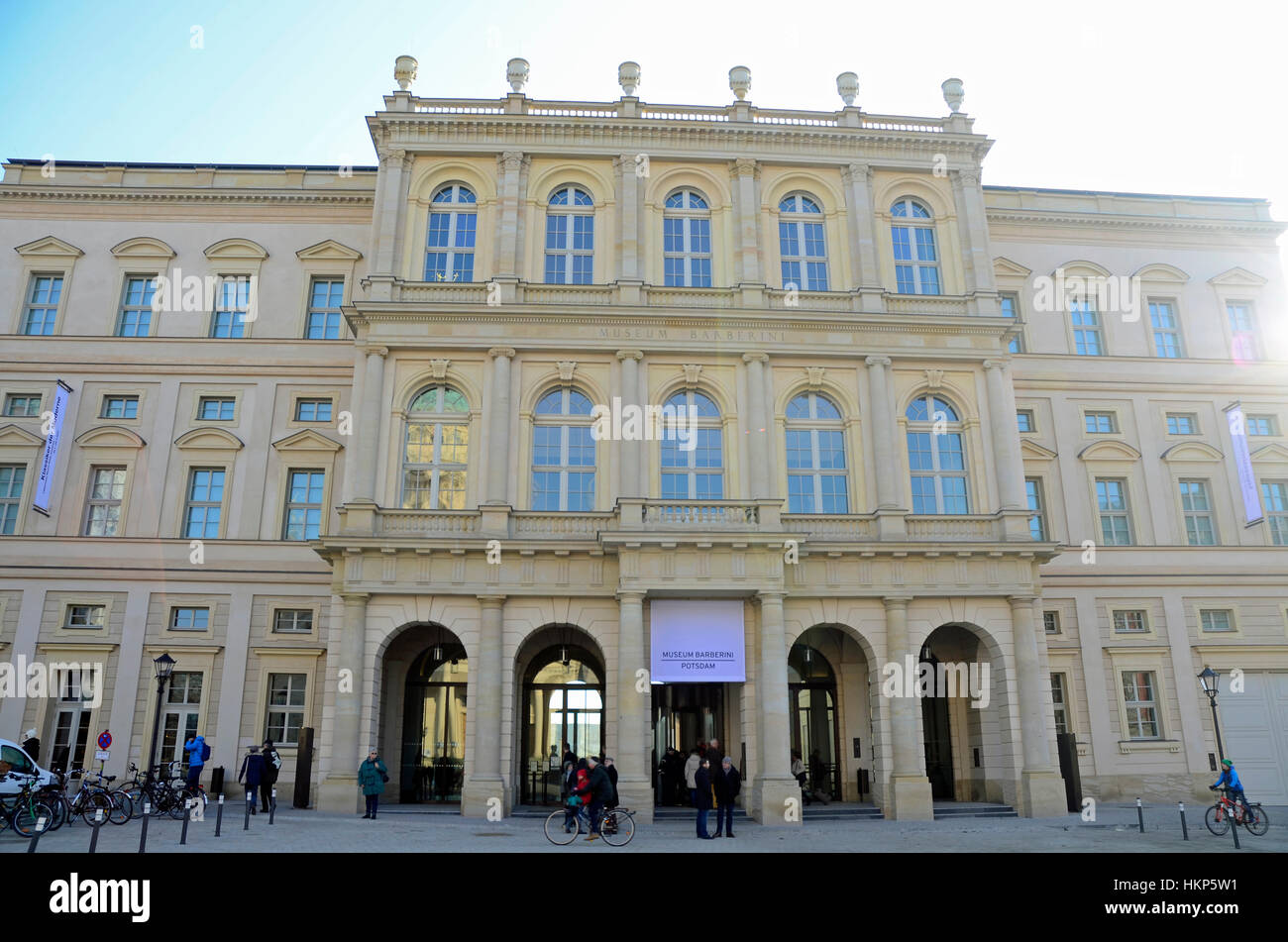 The "Palais Barberini" "Alter Markt" in Potsdam Museum exhibition Stock Photo Alamy