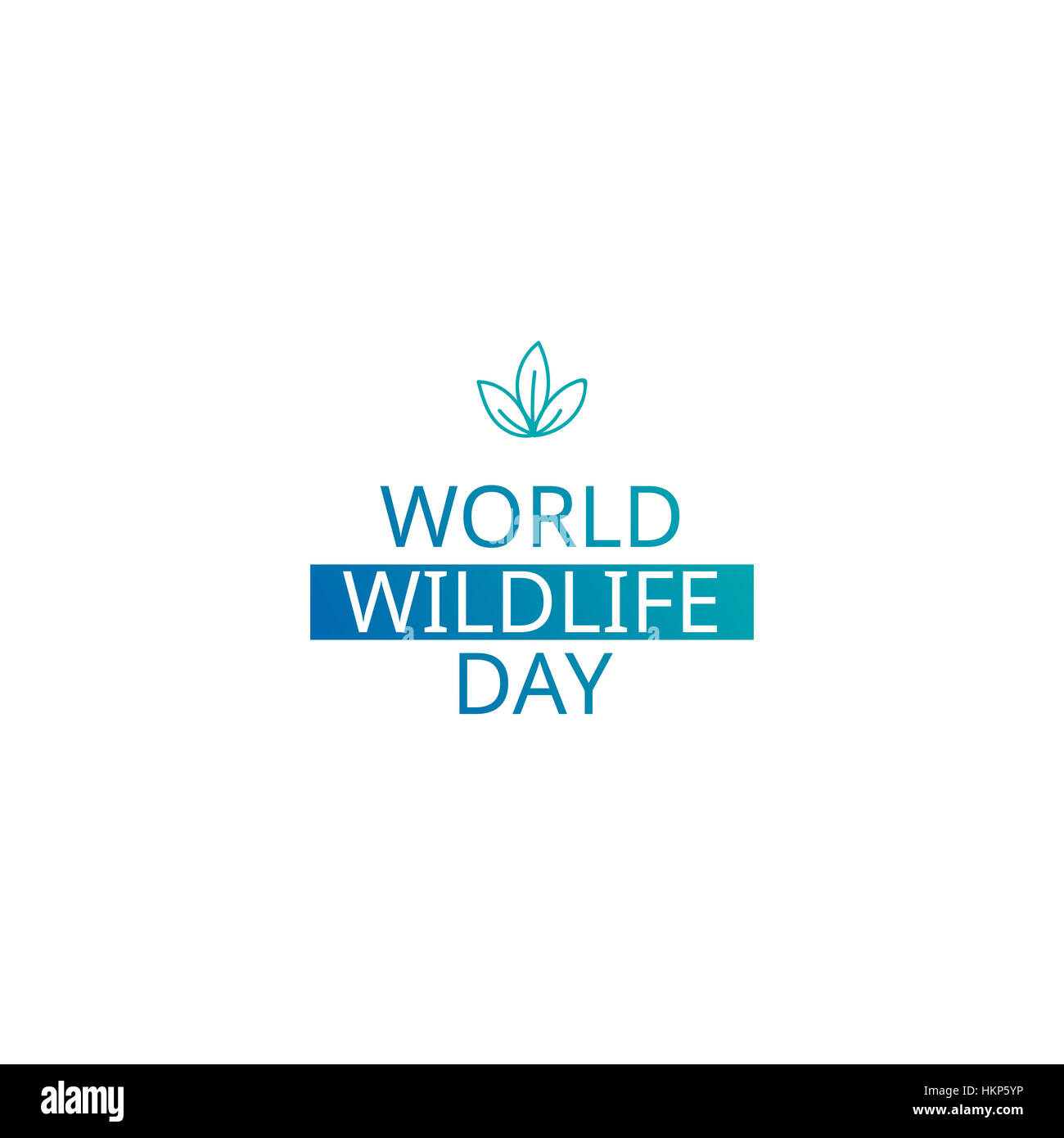 World Wildlife Day card Stock Photo - Alamy
