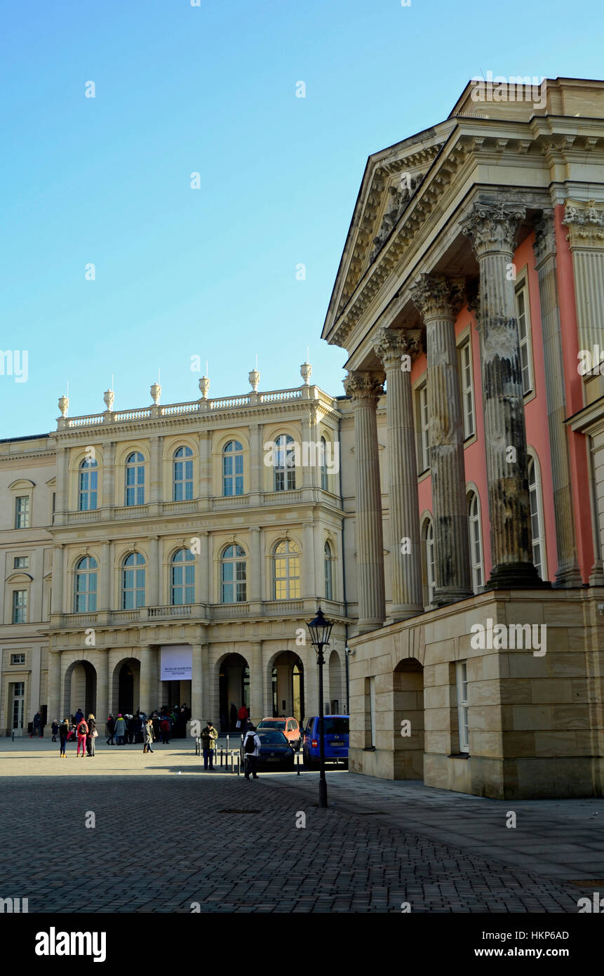 The "Palais Barberini" "Alter Markt" in Potsdam Museum exhibition Stock Photo Alamy