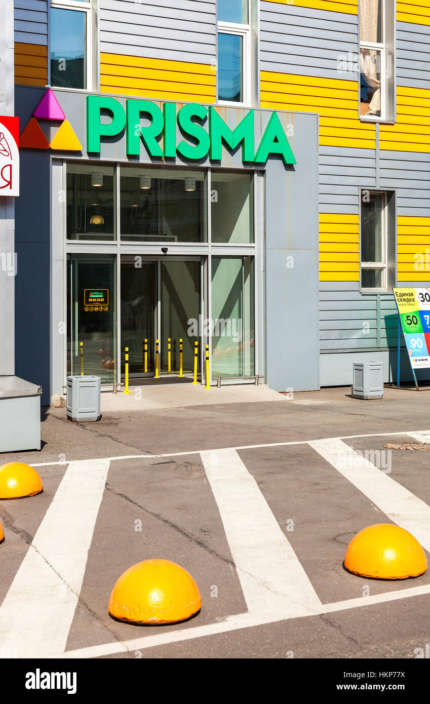 SAINT PETERSBURG, RUSSIA - JULY 29, 2016: Supermarket Prisma is a Finnish  network of supermarkets and hypermarkets Stock Photo - Alamy