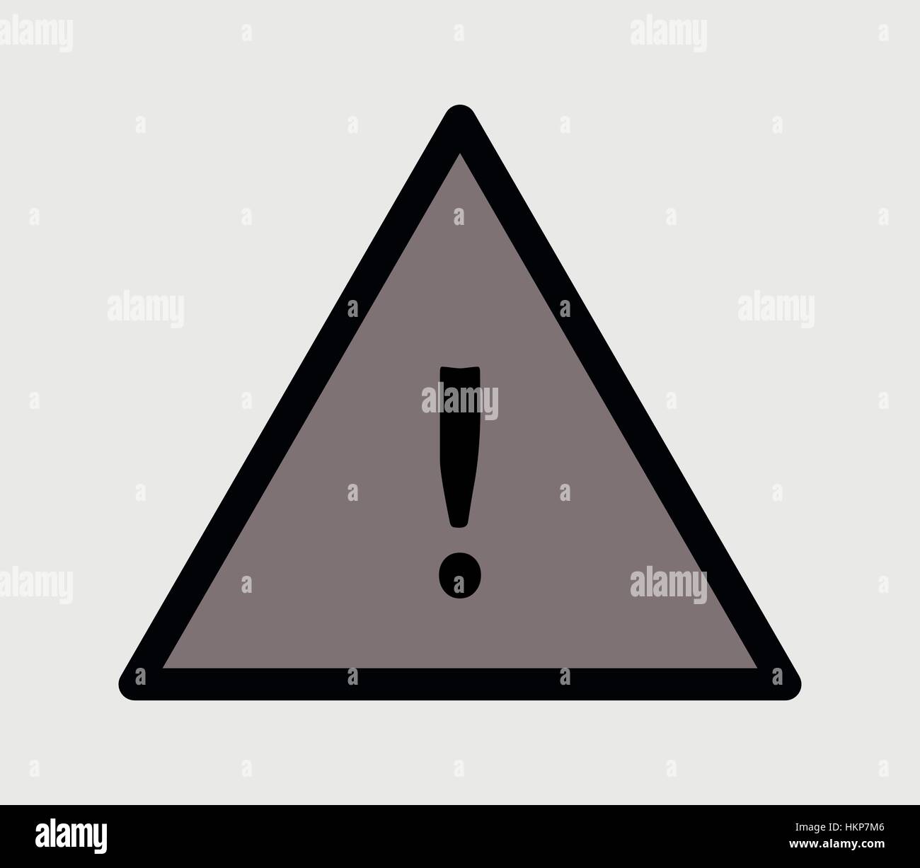 Hazard warning icon icon Stock Vector Image & Art - Alamy