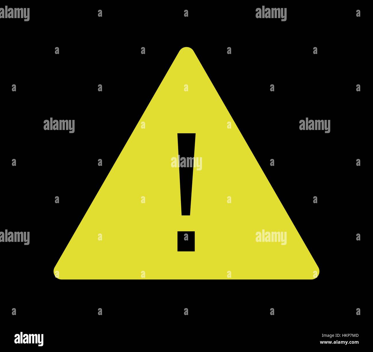 Hazard warning icon icon Stock Vector Image & Art - Alamy
