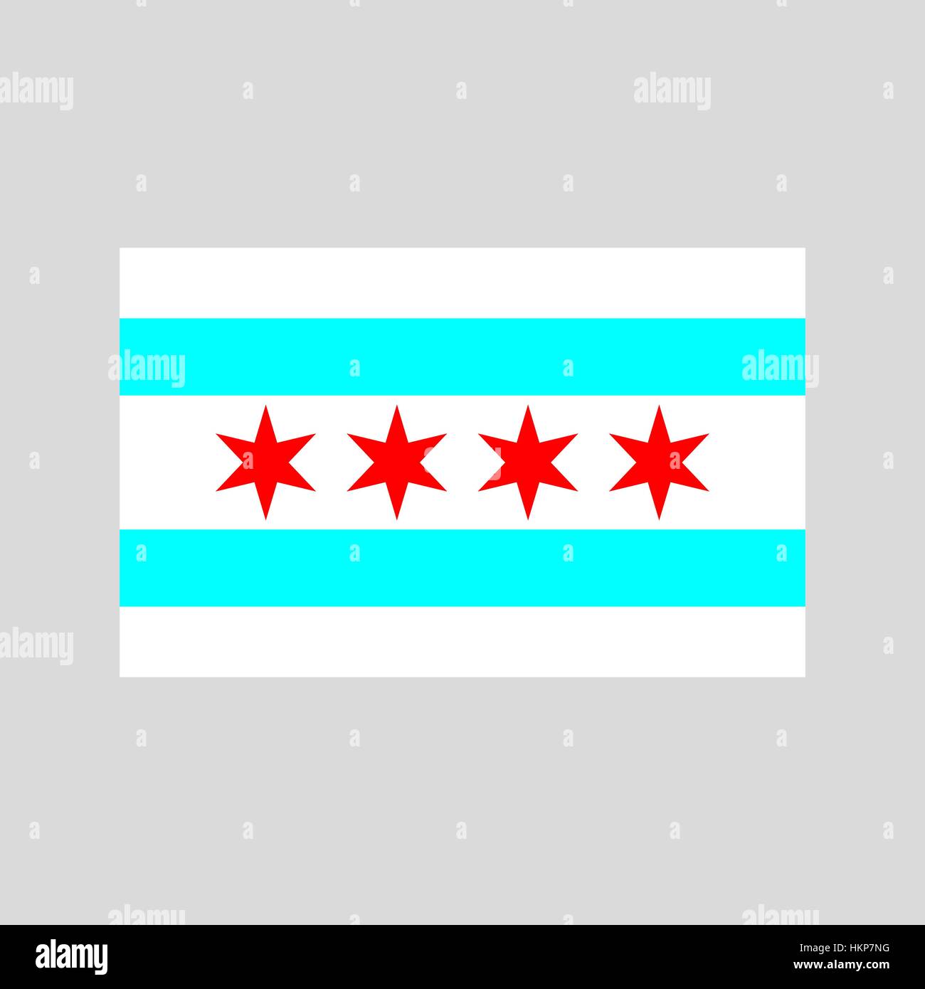Chicago flag hires stock photography and images Alamy