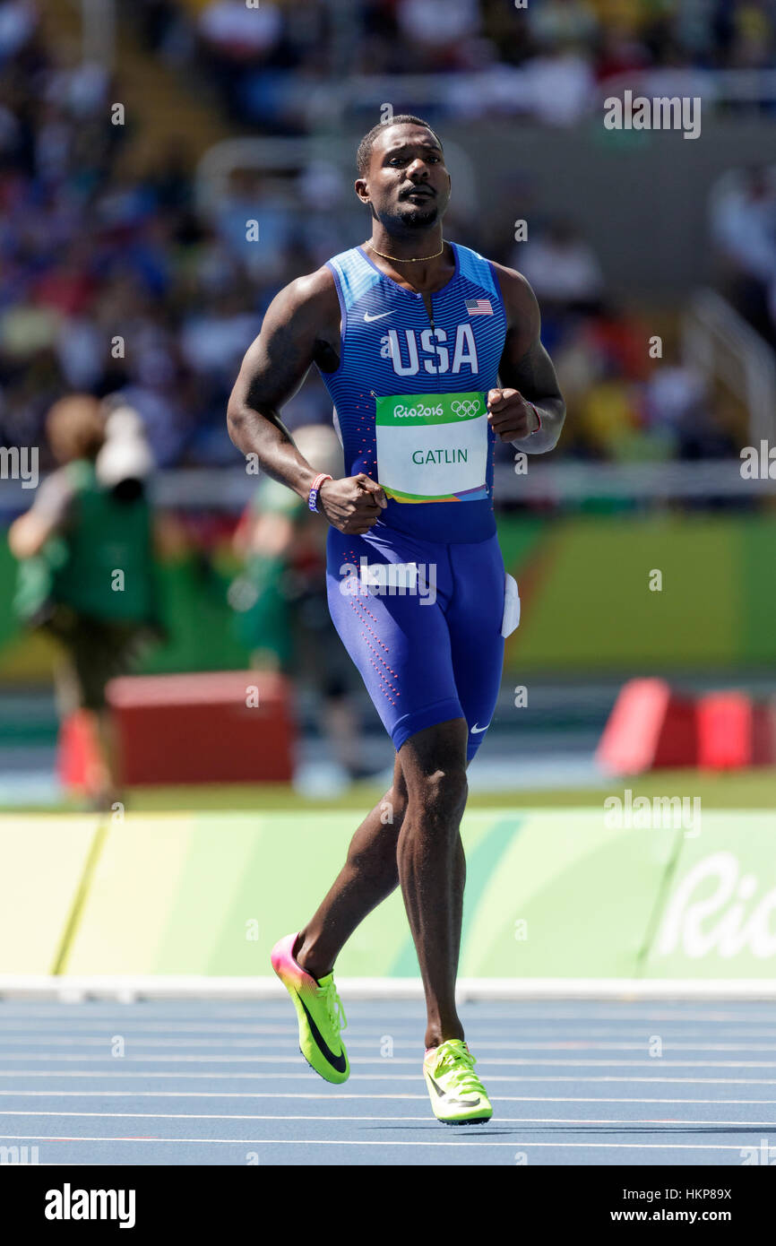 Justin gatlin athlete hi-res stock photography and images - Alamy