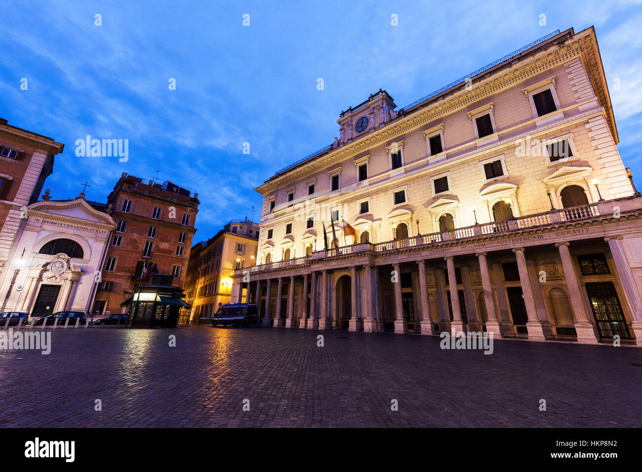 Colonna Square in Rome. Rome, Lazio, Italy Stock Photo - Alamy