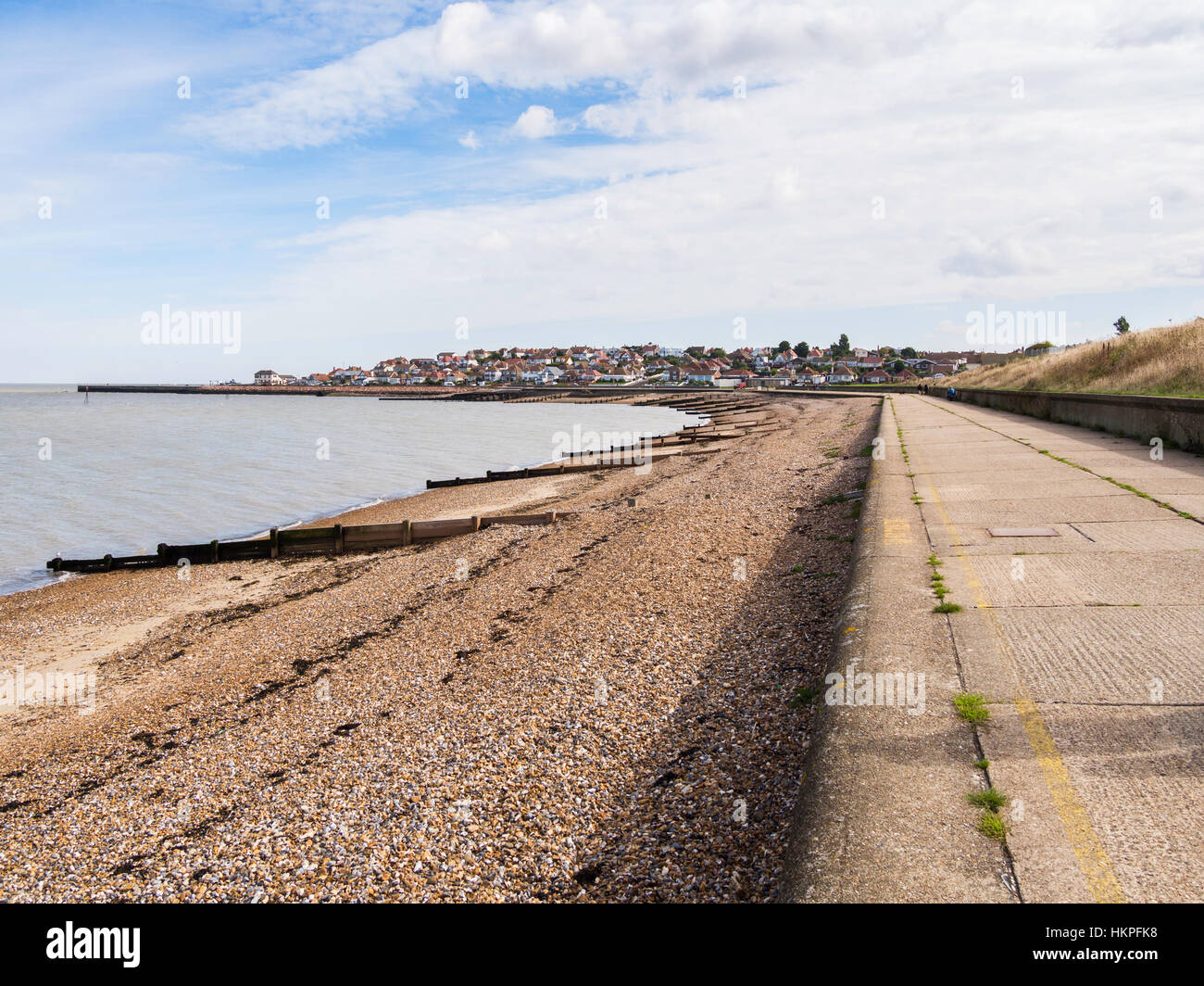 Studd Hill Beach, looking towards the Hampton area of Herne Bay, Kent