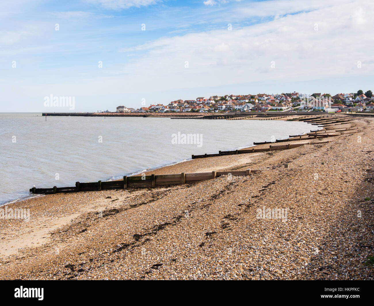 Studd Hill Beach, looking towards the Hampton area of Herne Bay, Kent