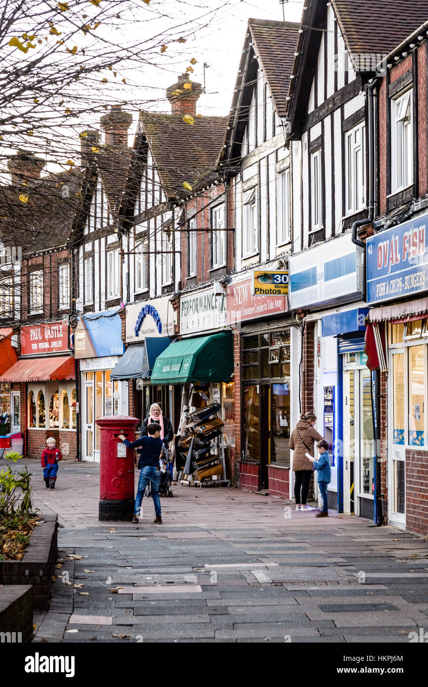 Shopping Parade, The Oval, Sidcup, Kent Stock Photo Alamy