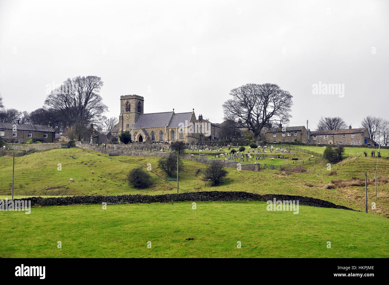 St Chads Church Middlesmoor Stock Photo Alamy