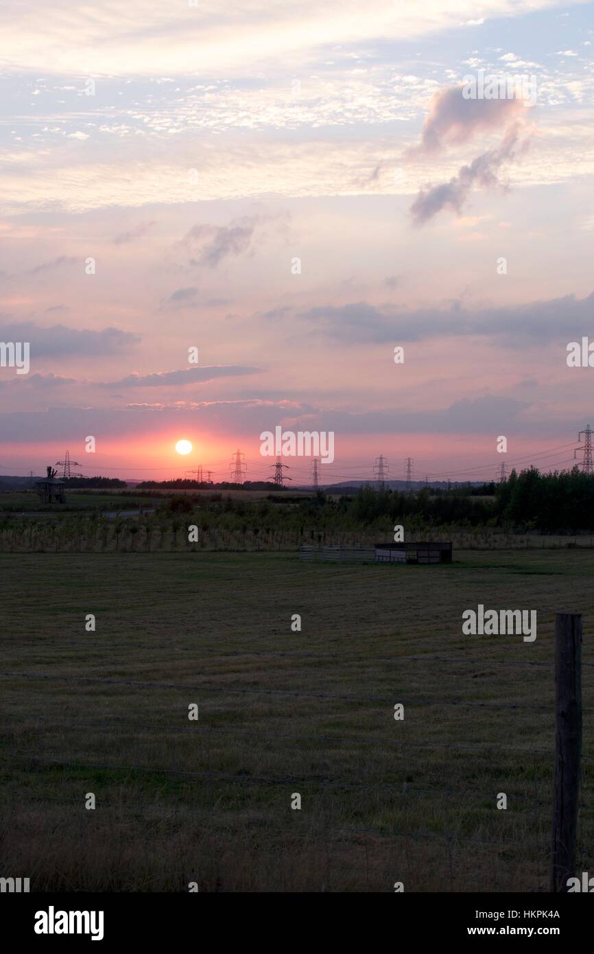 Sun Set view Stock Photo - Alamy