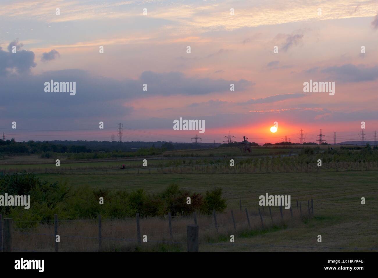 Sun Set view Stock Photo - Alamy