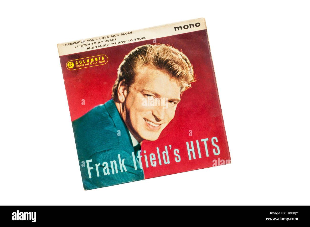 EP of Frank Ifield's Hits released in 1962. Stock Photo