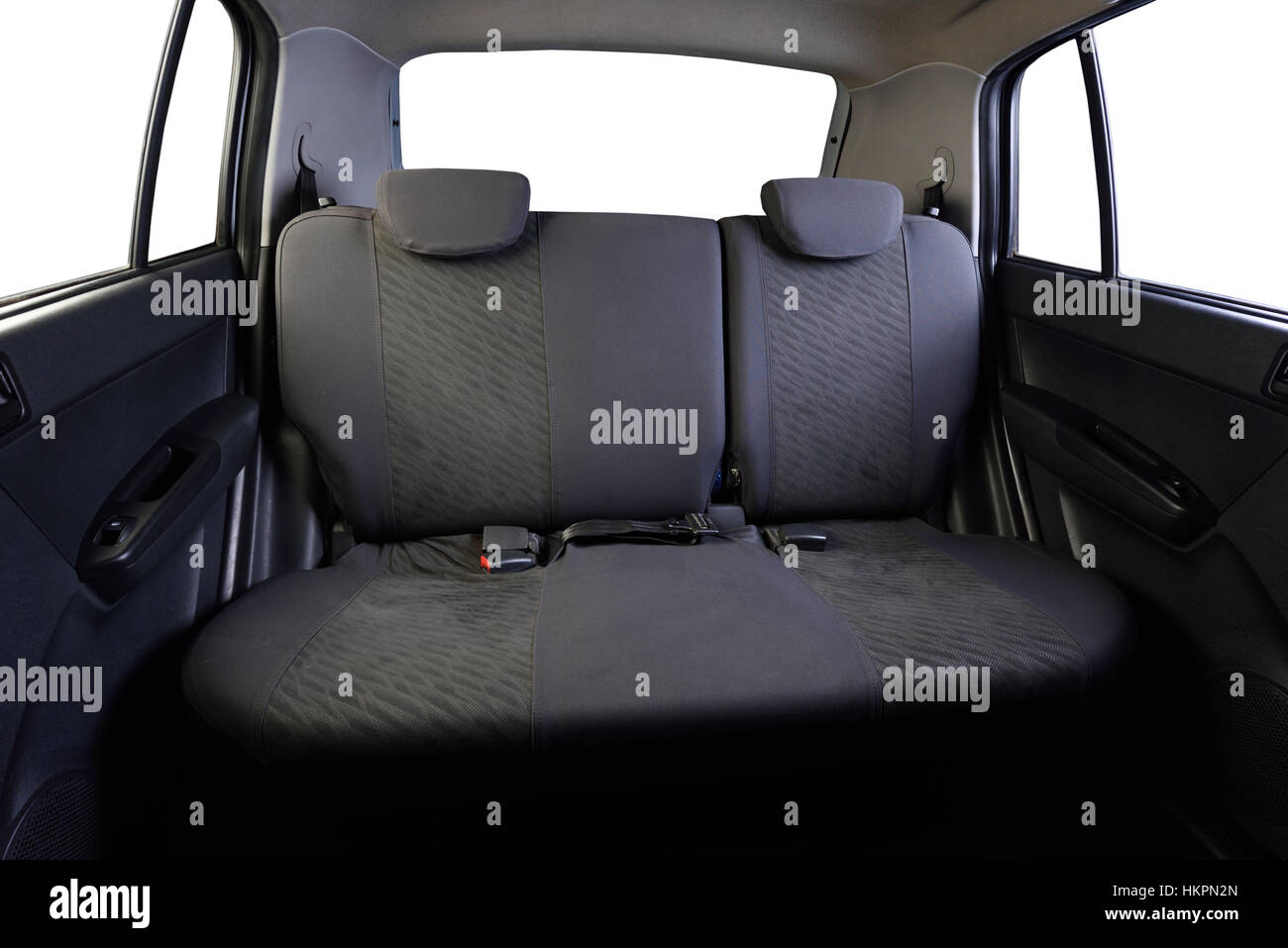 gray back car seats of hatch isolated on white Stock Photo Alamy
